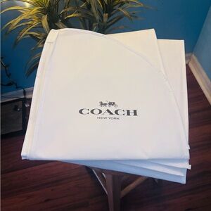 Coach White Large Jacket/Dress Storage Bag